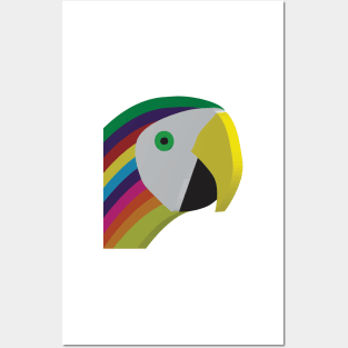 3D Parrot illustration Posters and Art